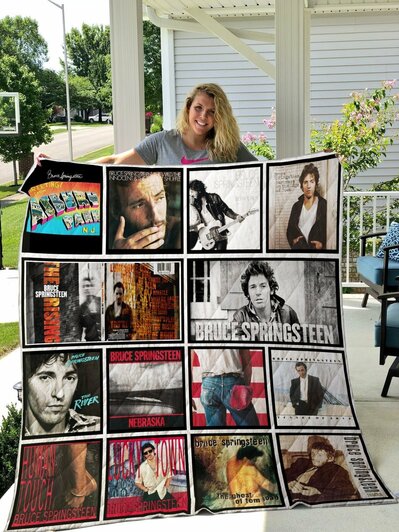 Bruce Springsteen  Customize Quilt Blanket Design By Exrain.com