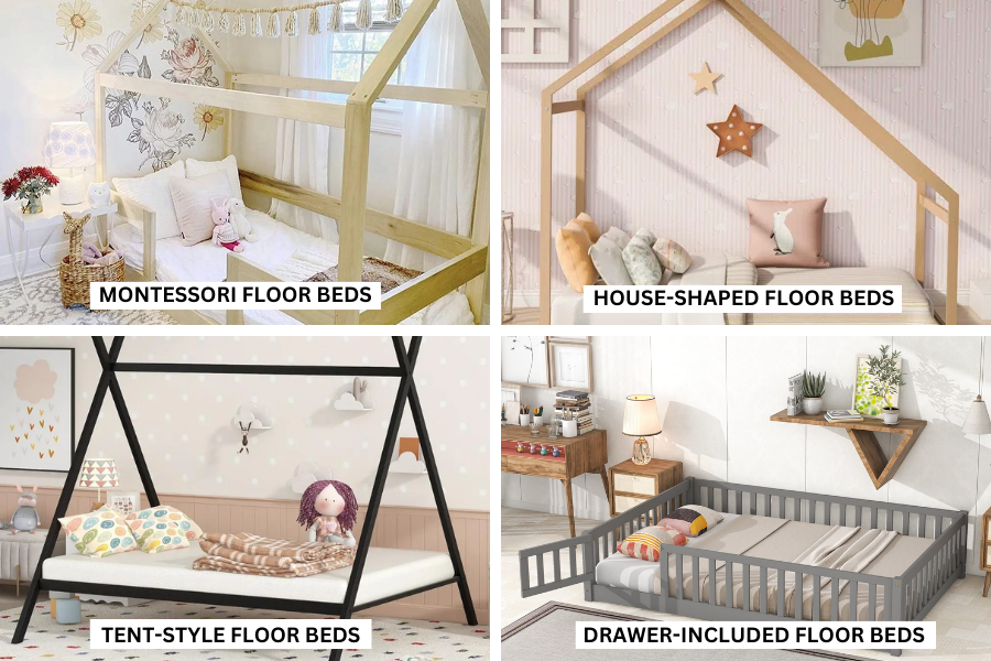 Types of Toddler Floor Beds